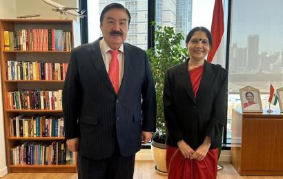Chairman of the Board of the Center B. Sarsenbayev  met with the Ambassador of India to Kazakhstan Ms. Shubhdarshini Tripathi