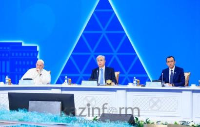 Президент РК поблагодарил участников VII Съезда лидеров мировых и традиционных религий