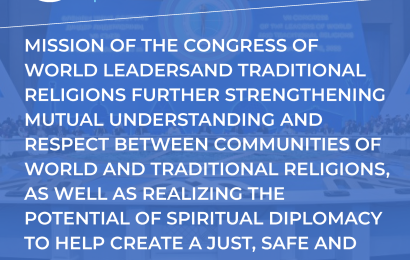 2023-2033 Development Concept Congress of Leaders of World and Traditional Religions