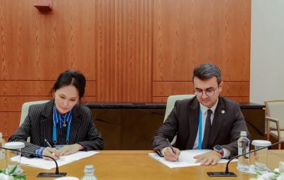 Гүлсана Қожабай мен Раван Гасановтың екіжақты кездесуі