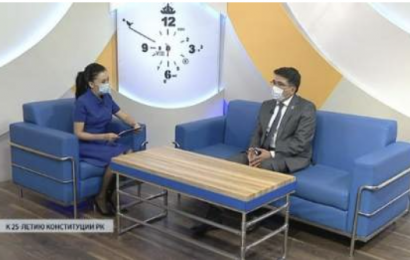 Председатель Правления  Центра Нурсултана Назарбаева по развитию межконфессионального и межцивилизационного диалога Алтай Абибуллаев принял участие в программе «Ýaqyt.kz» карагандинского областного телевидения «Saryarqa», посвящённой ко Дню Конституции