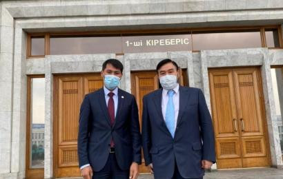 Н.Назарбаева орталығының Басқарма Төрағасы Болат Сәрсенбаев пен Алматы қаласы Дін істері басқармасының басшысы Нұрлан Қиқымов әріптестікті дамыту жолдарын талқылады