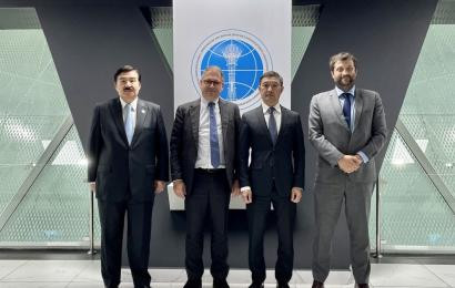 The French Ambassador visited the International Center for an introductory meeting