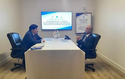 A meeting of the Chairman of the Board of the N. Nazarbayev Center            B. Sarsenbayev with the Chairman of the Global Council for Tolerance and Peace Ahmed Ben Mohammed Al-Jarwan was hosted in Turkey