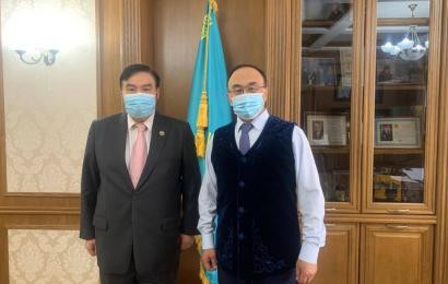 Состоялась встреча Председателя Правления Центра Н. Назарбаева с Ректором Евразийского национального университета им. Л.Н. Гумилева