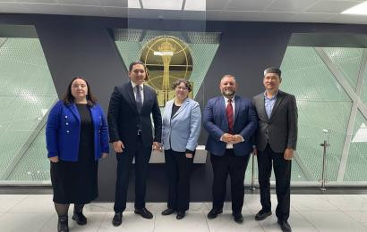 Meeting of the Acting Chairman of the Religious Affairs Committee Anuar Khatiev with the Associate Director for the International Center for Law and Religion Studies at Brigham Young University Professor Elizabeth Clark