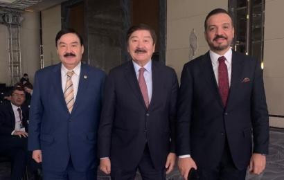 Chairman of the Board of the N. Nazarbayev Center Bulat Sarsenbayev held meetings within the framework of the I Central Asian Media Forum