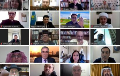 International online conference "Interfaith and intercivilizational dialogue amid a pandemic" was held in the capital of Nur-Sultan