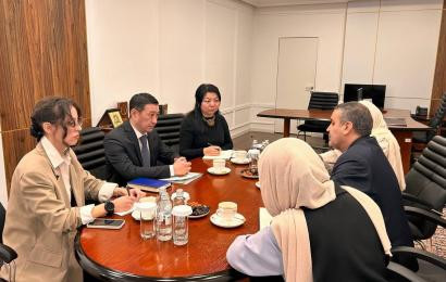 Тhe International Center for Interfaith and Interreligious Dialogue hosted a meeting of Acting Chairman of the Board Mr. Kalizhanov Marat with the Cultural Advisorof the Embassy of the Islamic Republic of Iran in the Republic of Kazakhstan Mr. Ali Akbar T