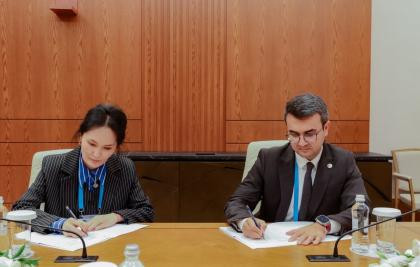 Гүлсана Қожабай мен Раван Гасановтың екіжақты кездесуі