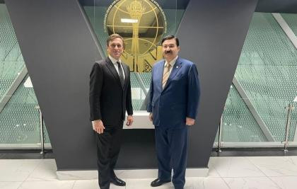The Chairman of the Board of the N.Nazarbayev Center met with the author of the Peace One Day project