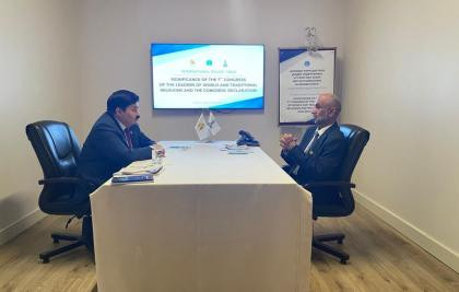 A meeting of the Chairman of the Board of the N. Nazarbayev Center            B. Sarsenbayev with the Chairman of the Global Council for Tolerance and Peace Ahmed Ben Mohammed Al-Jarwan was hosted in Turkey