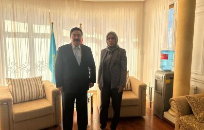 Chairman of the Board of the Center B. Sarsenbayev held a meeting with the Chargé d'Affaires ad interim of Iraq