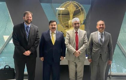 Chairman of the Board of the Center B.Sarsenbayev held a meeting with the Founder and President “Civilizations Exchange and Cooperation Foundation”