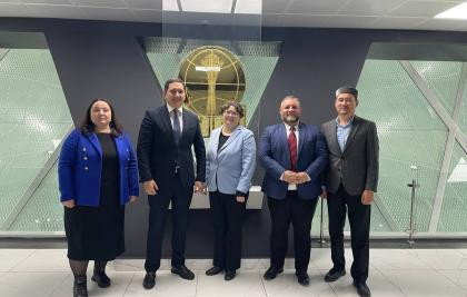 Meeting of the Acting Chairman of the Religious Affairs Committee Anuar Khatiev with the Associate Director for the International Center for Law and Religion Studies at Brigham Young University Professor Elizabeth Clark